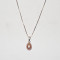 Pink Pearl Solitaire-18 inch chain
